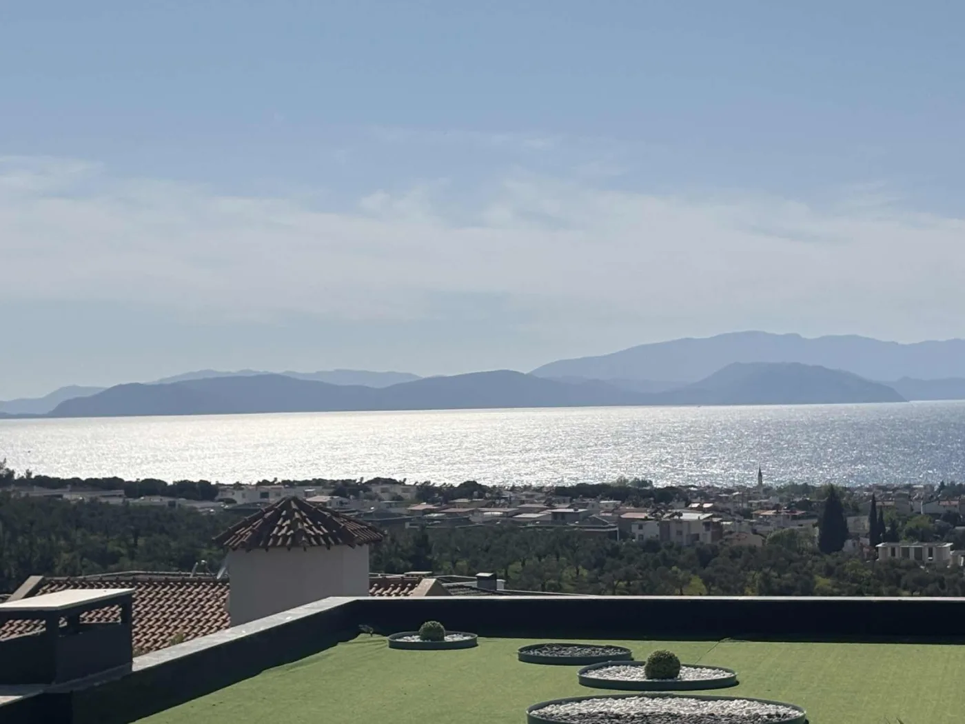 Soğucak'ta Deniz Manzaralı,Özel Havuzlu lüks villa