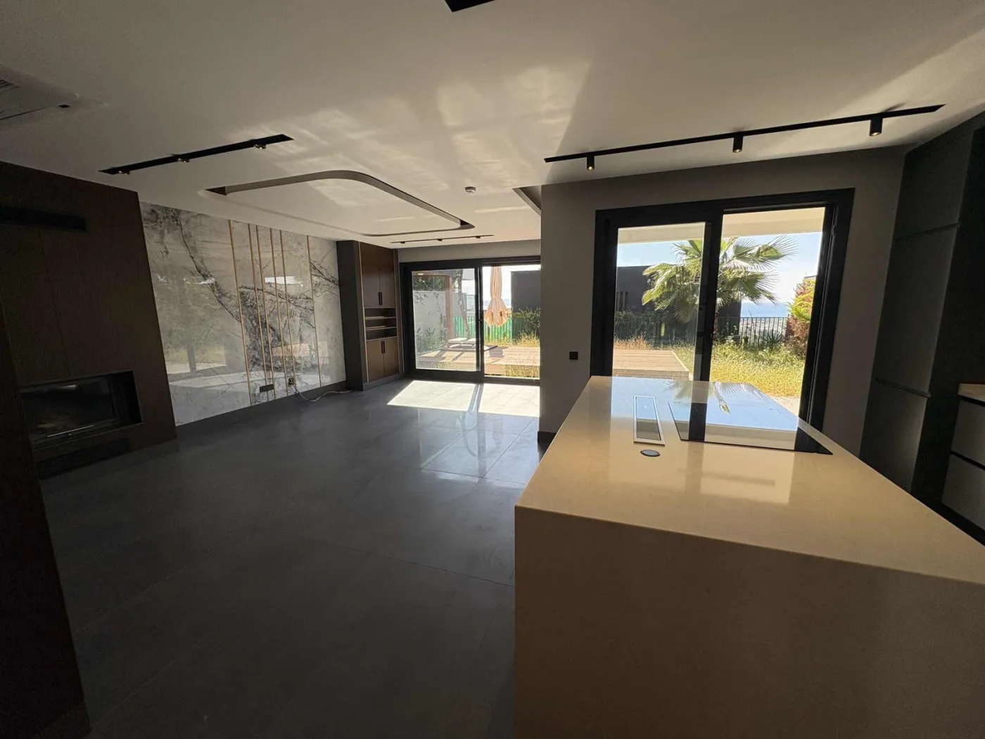 Soğucak'ta Deniz Manzaralı,Özel Havuzlu lüks villa