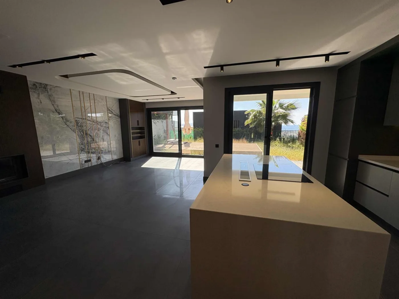 Soğucak'ta Deniz Manzaralı,Özel Havuzlu lüks villa
