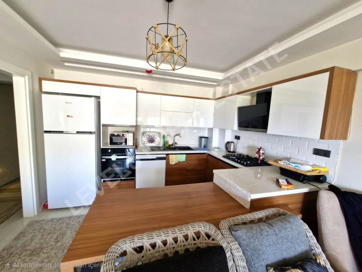 Level61 Yetkili Değirmendere Deniz Manzaralı Satılık 2+1 Daire
